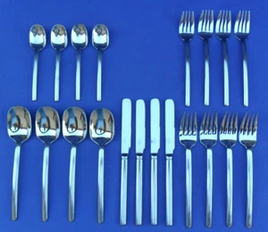 MIKASA ZENA 20-teiliges SET - 4 x 5-teiliges GEDECKE EDELSTAHL BESTECK KOREA GLÄNZEND - Bild 1 von 24