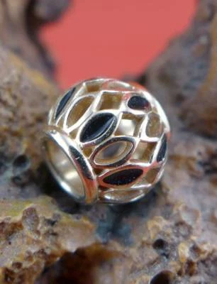 Original Pandora Bead Anhänger mit Emaille in 585 Gelbgold - Bild 1 von 4