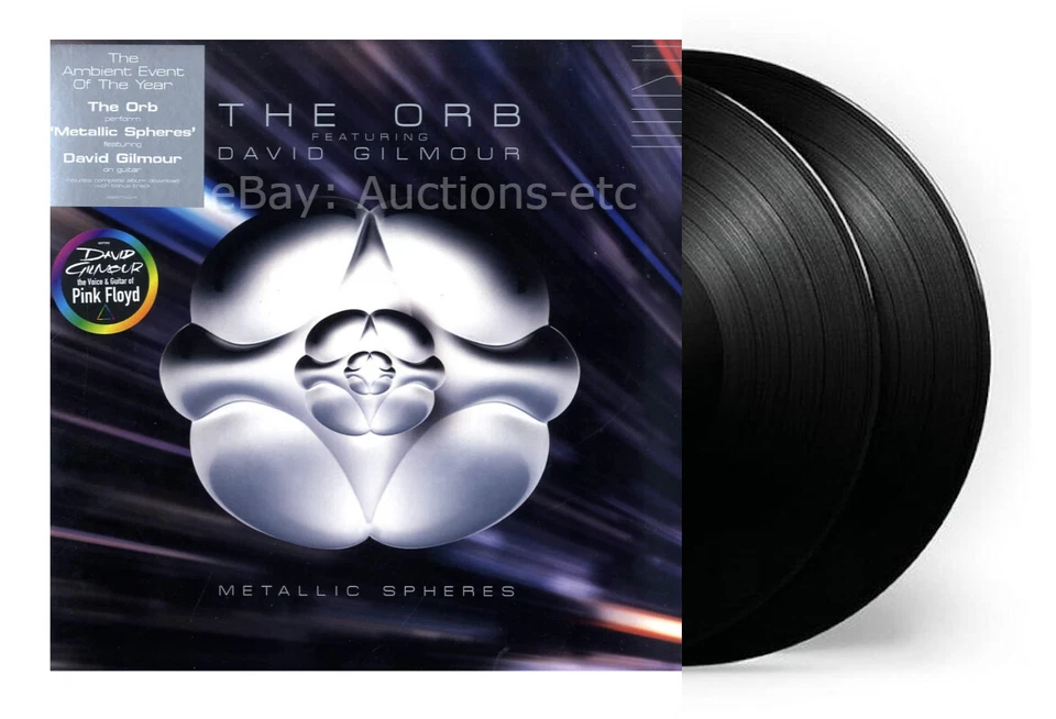 The Orb Featuring David Gilmour - Metallic Spheres Vinyl 2LP Gatefold 180g NEW - Image 1 of 1