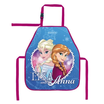 STARPAK EURO-TRADE SP. Z O.O. SP. K. Frozen Eiskönigin Kinder Malschürze Apron waterproof Anna Elsa 49cm