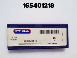 16ER-18UN GR DFZ Carbide Insert Stellram NEW in Package of QTY 10 Overstock - Picture 1 of 2