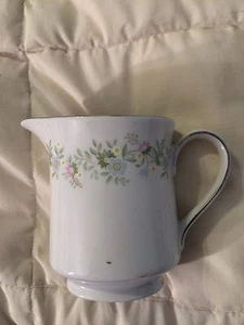 VINTAGE GERMANY BAVARIA JOHANN HAVILAND FLORAL FINE CHINA CREAMER PITCHER CUP - Picture 1 of 6