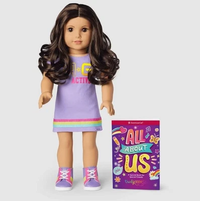 American Girl 18" Doll - Truly Me #121 Brown Curly Hair - Brown Eyes - Image 1 of 3