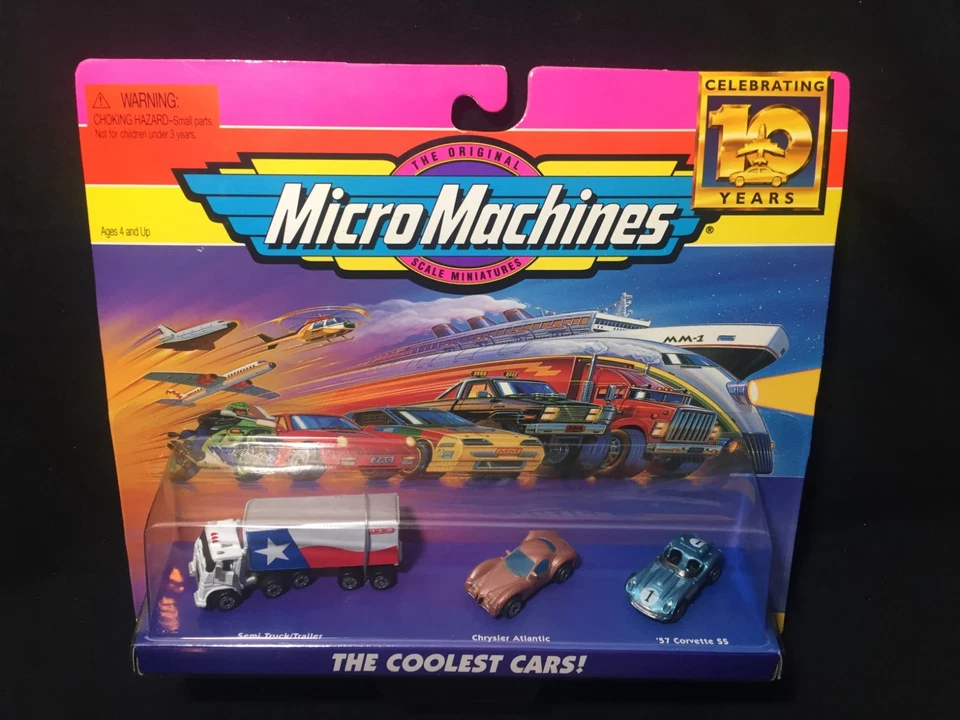 Micro Machines The Coolest Cars 1997 HEB Semi Truck and Trailer - Image 1 of 4