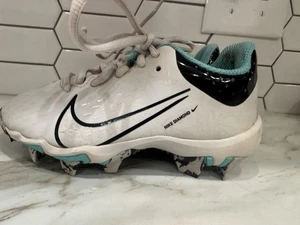 Nike Kinder Hyperdiamond 4 Keystone Softballschuhe, grau, 11 kleine Kinder - Bild 1 von 7