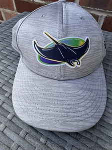 Tampa Bay Rays 2023 Clubhouse 59FIFTY Fitted Hat New Era Gray MLB Cap VGC - Picture 1 of 6