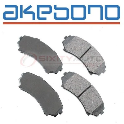 Akebono Pro-ACT Front Disc Brake Pad Set for 2002-2004 Isuzu Rodeo - Braking hh - Imagem 1 de 4