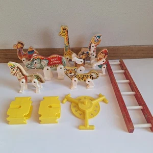 Vintage Fisher Price Junior Circus #902 Replacement Parts, Pieces, And Animals - Picture 1 of 12