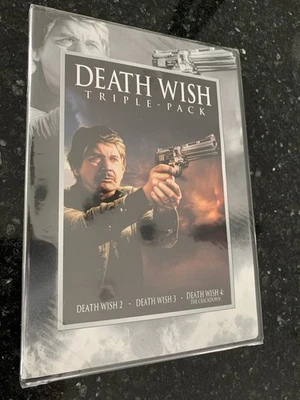 Death Wish Triple Pack DVD w/ slipcover - Part 2, 3 and 4 Foto 1 de 2