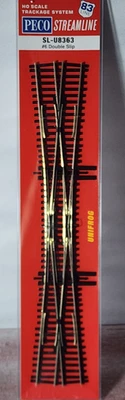 PECO SL-U8363 Unifrog DCC Friendly #6 Double Slip Switch Turnout HO Scale - Image 1 of 4