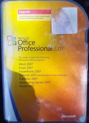 MICROSOFT OFFICE PROFESSIONAL 2007 UPGRADE  - Image 1 of 4