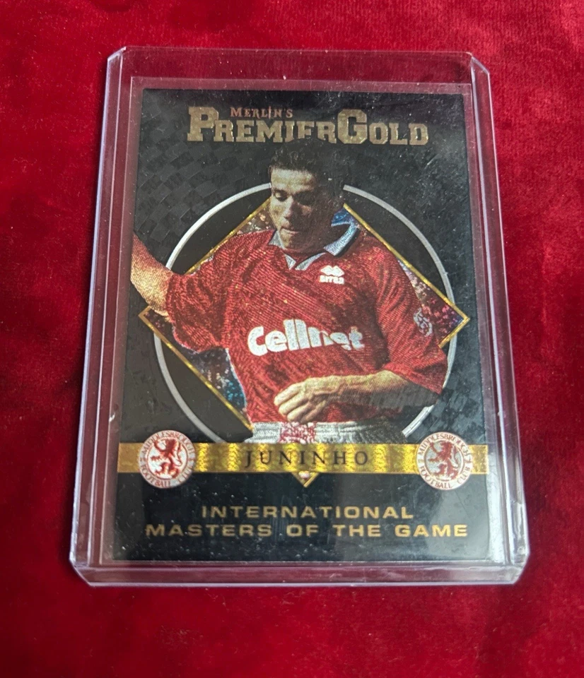 1996 Merlin Premier Gold International Masters of the Game Juninho Rookie RC - Image 1 of 1