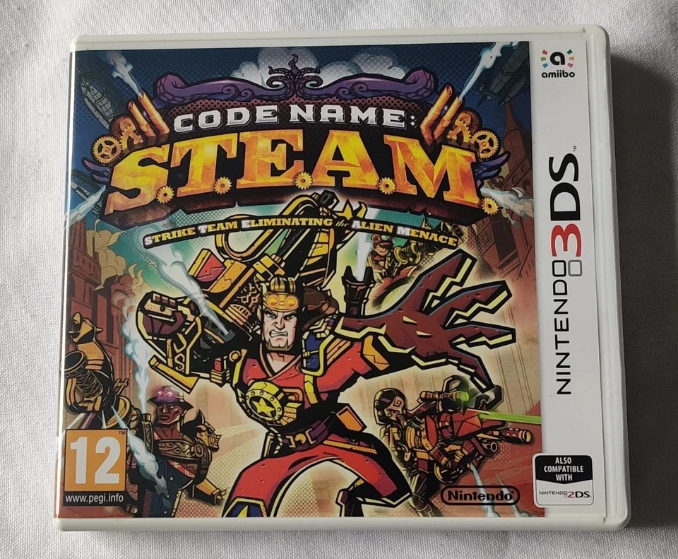 Code Name Steam Nintendo 3DS PAL Complete In Box - Image 1 of 3