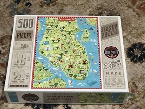 True South Made In USA America 500 Pc Puzzle Of Charleston SC 18 X 24 - Picture 1 of 4