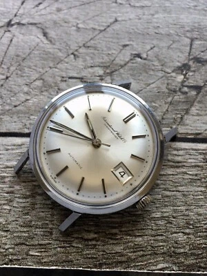 Vintage 1960 Iwc Automatic  Cal. C8541 Steel 35mm International Watch Co. Date - Bild 1 von 4
