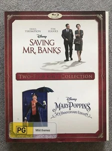 Blu Ray Disc - SAVING MR BANKS & MARY POPPINS - REGION A B C - - Picture 1 of 2