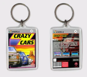 CRAZY CARS COMMODORE AMIGA LLAVERO KEYRING - Imagen 1 de 1