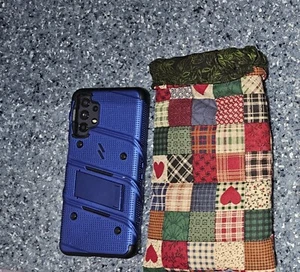 Quilted blocked Fabric sleeve-Kindle Sleeve with Style/ E-Reader Case / Best dea - Picture 1 of 3