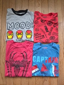FOUR Marvel Spotted Zebra Graphic Short Sleeve Shirts Boys Size 8 - Picture 1 of 6