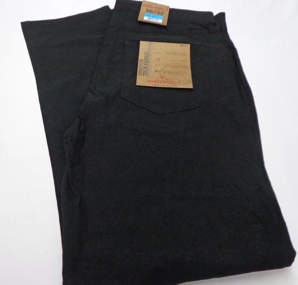 DENALI Black Technical Stretch Pants 36/32