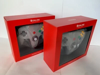 Set of 2 NINTENDO 64 Controller Nintendo Switch Online NEW Free Shipping Japan - Image 1 of 4