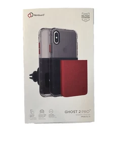Nimbus9 Ghost 2 Pro Case w/ Mount for Apple iPhone X/Xs - Black & Red - Picture 1 of 3