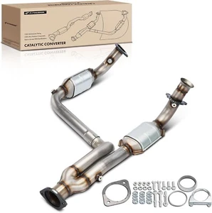 Catalytic Converter Kit Direct-Fit Chevy, GMC & Cadillac Models - Avalanche, Sil - Picture 1 of 8