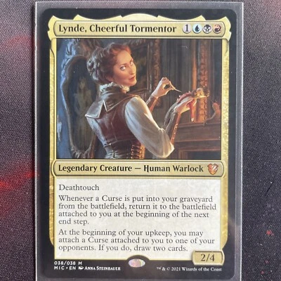 MTG Lynde, Cheerful Tormentor Commander: Innistrad: Midnight Hunt 038/038... - Image 1 of 2