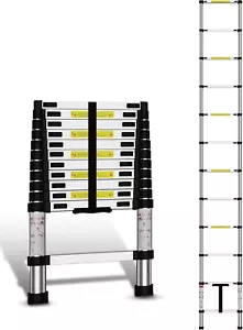 Telescoping Ladder,14.5 FT Multi-Purpose Collapsible Telescopic Extension Ladder - Picture 1 of 7
