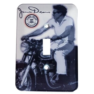Cubierta de interruptor de luz de metal James Dean 50 aniversario EE. UU. placa eléctrica - Imagen 1 de 4