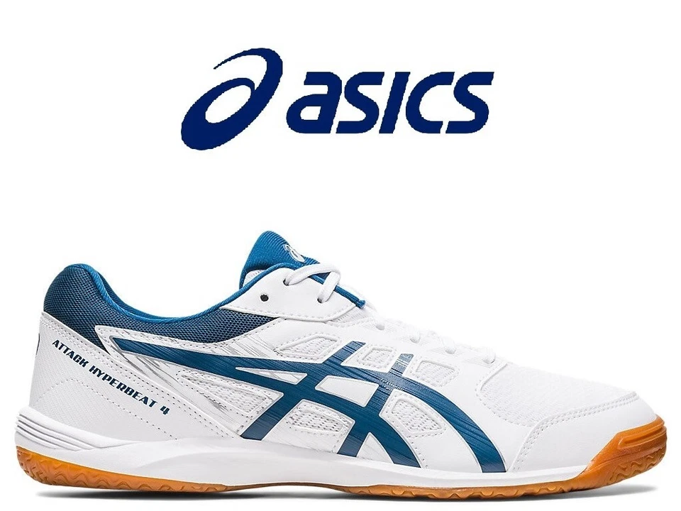 New asics Table Tennis Shoes ATTACK HYPERBEAT 4 1073A056 100 Freeshipping!! - Image 1 of 4