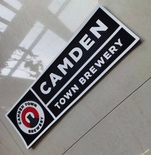 CAMDEN TOWN BREWERY RUBBER BAR RUNNER BLACK/WHITE WITH A TOUCH OF RED BRAND NEW