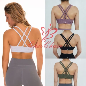FITINCLINE Women's Vitality Sports Bra Top Gym Yoga Activewear Training Fitness - Picture 1 of 10