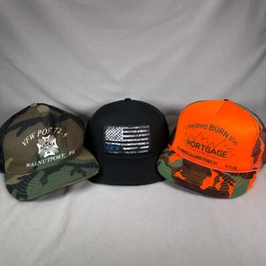 Camouflage Snapback Mütze Herren OS KONVOLUT Vintage Jagd Outdoor - Bild 1 von 9