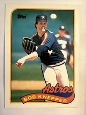 Bob Knepper 1989 Topps Base Baseball card #280 Houston Astros MLB