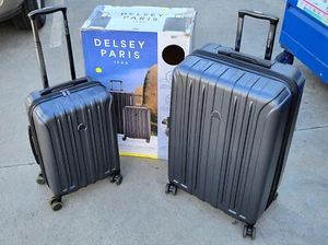 Delsey Paris Accelerate 2-piece Hardside Luggage Set 30" Check-in 22" Carry-on - Picture 1 of 11