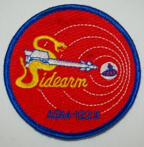 VINTAGE Aufnäher Seitenarm AGM-122A 80er Jahre SELTENER FUND! - Bild 1 von 2