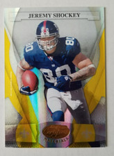 Jeremy Shockey 2008 Leaf Certified Materials Gold 01/25 Saints #94 Giants A2