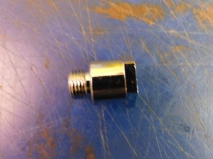 CHROME OIL LINE FITTING 1/8" NPT HARLEY DAVIDSON & CUSTOM CHOPPERS - Picture 1 of 6