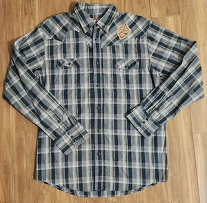 Sovereign Code Western Shirt Sz XL Pearl Snaps Cowboy Rodeo Country Ranch - Picture 1 of 11