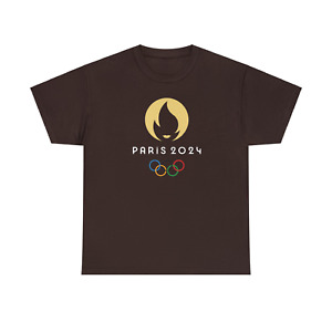 New Paris 2024 Olympics Logo Ready Many Color T-Shirt S-5XL