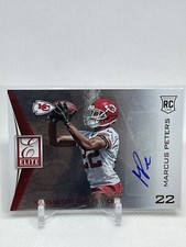 2015 Panini Donruss Elite Signatures Marcus Peters #ERS-MP Rookie Auto RC Chiefs