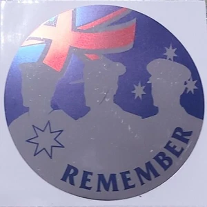 PEGATINA DE PARACHOQUES DE VINILO GRANDE DE APOYO A NUESTRAS TROPAS - FUERZA DE DEFENSA AUSTRALIANA 90mm - Imagen 1 de 1