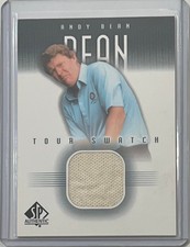 ANDY BEAN ROOKIE 2001 SP AUTHENTIC FLORIDA GATORS GOLF TOUR SWATCH PATCH RELIC