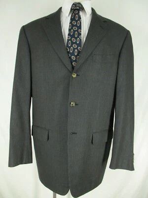 Abrigo deportivo Pal Zileri para hombre gris 3 Btn seda lana 46L hecho en Italia reciente Foto 1 de 4