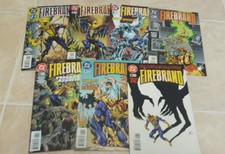 Firebrand DC Comics. Nos 1.2. + 4-8. Augustyn. Relluto. 1996.