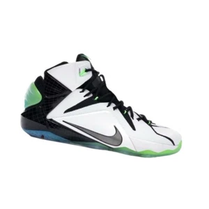 Lebron 12 All Star Size 9 Mens Nike White Black 2015 742549-190 Promo Sample New - Picture 1 of 8