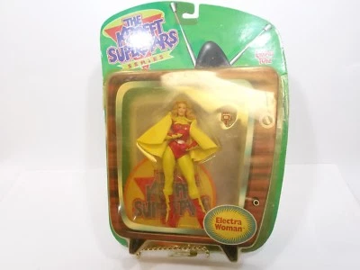 The Krofft Superstars - Electra-Woman 2000 juguetes vivos embalaje original daños Foto 1 de 4