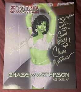 Chase Masterson Signed Inscribed Star Trek Of Gods And Men 8x10 Studio Photo - Picture 1 of 1