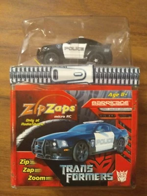 NIP Factory Sealed ZipZaps Transformers Barricade 2007 Saleen Mustang RARE HTF - Image 1 of 4